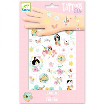 djeco tattoos - sakura | Kinderfeestwinkel | Speelgoedwinkel | Feestwinkel | Kinderwinkel | Amsterdam