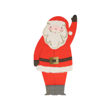 meri meri jolly christmas santa napkins