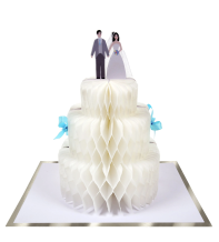 meri meri wedding cake honeycomb card | Kinderfeestwinkel | Speelgoedwinkel | Feestwinkel | Kinderwinkel | Amsterdam