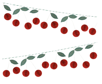 meri meri cherry honeycomb garland | Kinderfeestwinkel | Speelgoedwinkel | Feestwinkel | Kinderwinkel | Amsterdam | Kinderfee