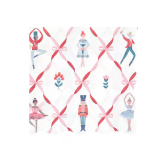 meri meri nutcracker ballet napkins, large | Kinderfeestwinkel | Speelgoedwinkel | Feestwinkel | Kinderwinkel | Amsterdam