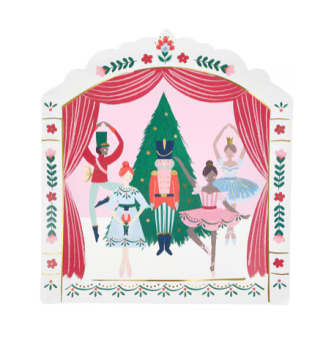 meri meri nutcracker ballet stage plates
