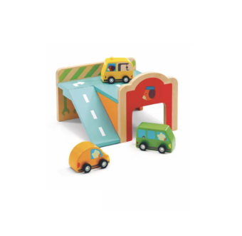 Djeco mini garage hout | Kinderfeestwinkel | Speelgoedwinkel | Feestwinkel | Kinderwinkel | Amsterdam