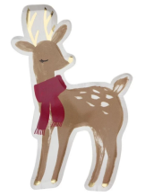 meri meri woodland deer plates (8 st)