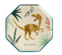 meri meri dinosaur kingdom side plates (8 st) | Kinderfeestwinkel | Speelgoedwinkel | Feestwinkel | Kinderwinkel | Amsterdam