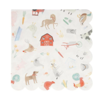 meri meri on the farm napkins, large (20 st) | Kinderfeestwinkel | Speelgoedwinkel | Feestwinkel | Kinderwinkel | Amsterdam