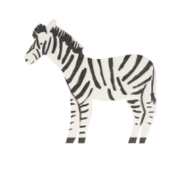 meri meri zebra napkins (20 st) | Kinderfeestwinkel | Speelgoedwinkel | Feestwinkel | Kinderwinkel | Amsterdam
