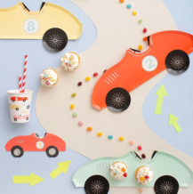 meri meri race car napkins