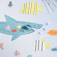 meri meri shark platters