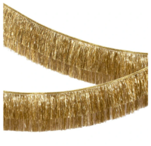 meri meri gold tinsel garland