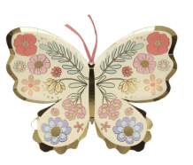 meri meri floral butterfly plates | Kinderfeestwinkel | Speelgoedwinkel | Feestwinkel | Kinderwinkel | Amsterdam