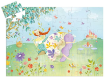 djeco silhouette puzzel - lenteprinses (36 st)