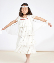 meri meri sequin tulle angel costume (3-4 jr)