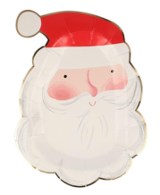 meri meri jolly santa plates (set of 8)
