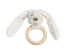 ivory rabbit richie wooden teething ring