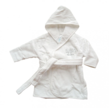 baby badjas - wit