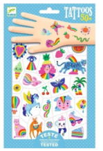 djeco tattoos - regenboog | Kinderfeestwinkel | Speelgoedwinkel | Feestwinkel | Kinderwinkel | Amsterdam