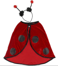 little ladybug toddler cape (2-3 jr) | Kinderfeestwinkel | Speelgoedwinkel | Feestwinkel | Kinderwinkel | Amsterdam