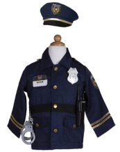 police officer with accessories in garment bag (5-6 jr) | Kinderfeestwinkel | Speelgoedwinkel | Feestwinkel | Kinderwinkel |
