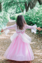 princess dress - pink rose (5-6 jr)