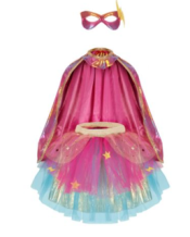 super-duper tutu, cape & mask - pink/gold (4-6 jr) | Kinderfeestwinkel | Speelgoedwinkel | Feestwinkel | Kinderwinkel | Amste
