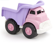 pink dump truck - green toys