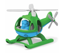 green helicopter - green toys