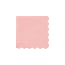 meri meri neon coral napkins, small