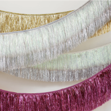meri meri pink tinsel garland