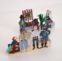 meri meri pirate concertina card | Kinderfeestwinkel | Speelgoedwinkel | Feestwinkel | Kinderwinkel | Amsterdam
