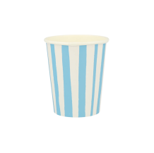 meri meri blue stripe cups