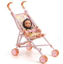 djeco poppenbuggy - bloemen