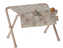 maileg nursery table, baby mouse - rose