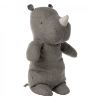 maileg safari friends, rhino, medium - dark grey | Kinderfeestwinkel | Speelgoedwinkel | Feestwinkel | Kinderwinkel | Amsterd