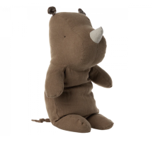 maileg safari friends, rhino, medium - light brown | Kinderfeestwinkel | Speelgoedwinkel | Feestwinkel | Kinderwinkel | Amste
