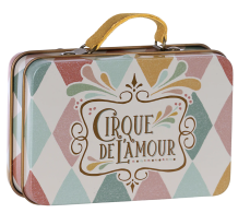 maileg small suitcase, harlequin