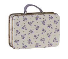 maileg small suitcase, madelaine - lavendel