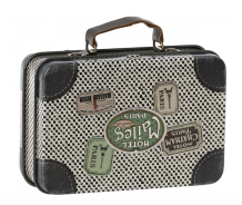maileg small suitcase, travel - off white