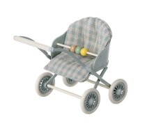 maileg stroller, baby mice - mint | Kinderfeestwinkel | Speelgoedwinkel | Feestwinkel | Kinderwinkel | Amsterdam