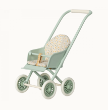 maileg stroller, micro - mint | Kinderfeestwinkel | Speelgoedwinkel | Feestwinkel | Kinderwinkel | Amsterdam