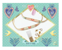 djeco armbandjes maken - you & me, miyuki and hearts | Kinderfeestwinkel | Speelgoedwinkel | Feestwinkel | Kinderwinkel | Ams