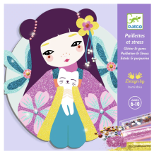 djeco glitterschilderijen - onnanoko
