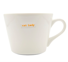 bucket mug cat lady