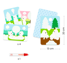 djeco magic colouring - in the park