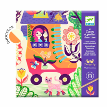 djeco kraskaarten - gekke huizen | Kinderfeestwinkel | Speelgoedwinkel | Feestwinkel | Kinderwinkel | Amsterdam
