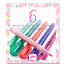 djeco glitterstiften - zachte kleuren | Kinderfeestwinkel | Speelgoedwinkel | Feestwinkel | Kinderwinkel | Amsterdam