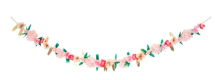 meri meri rose blossom garland