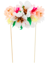 meri meri paper flower cake topper