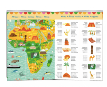 djeco puzzel - reis rond de wereld (200 st)