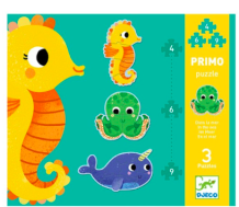 djeco primo puzzel - in de zee 2-99 (2, 6, 9 st) | Kinderfeestwinkel | Speelgoedwinkel | Feestwinkel | Kinderwinkel | Amsterd